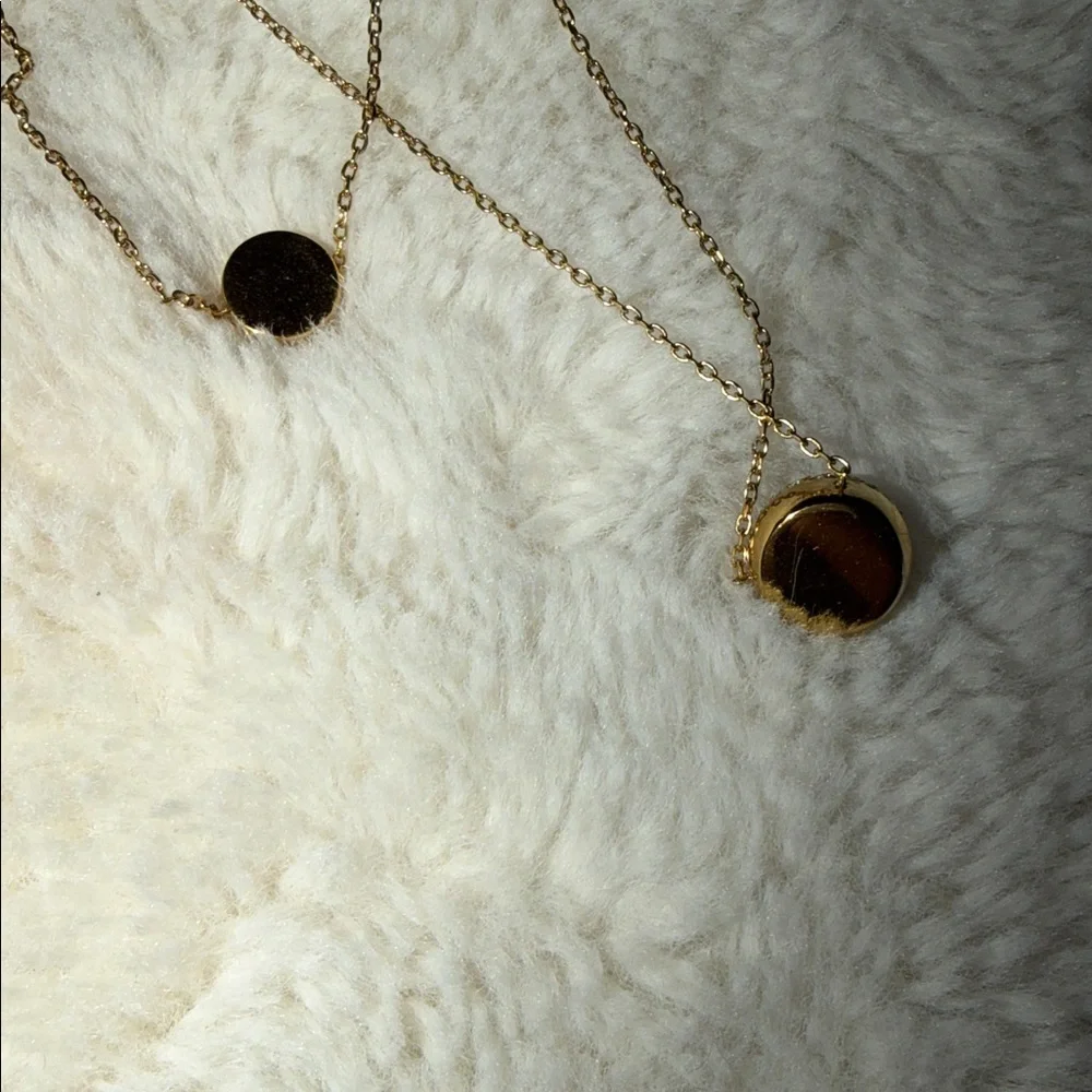 Michael Kors Dual Chain Pendant Necklace - Picture 9 of 9